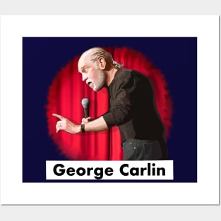 George Carlin - Comedy legend Posters and Art